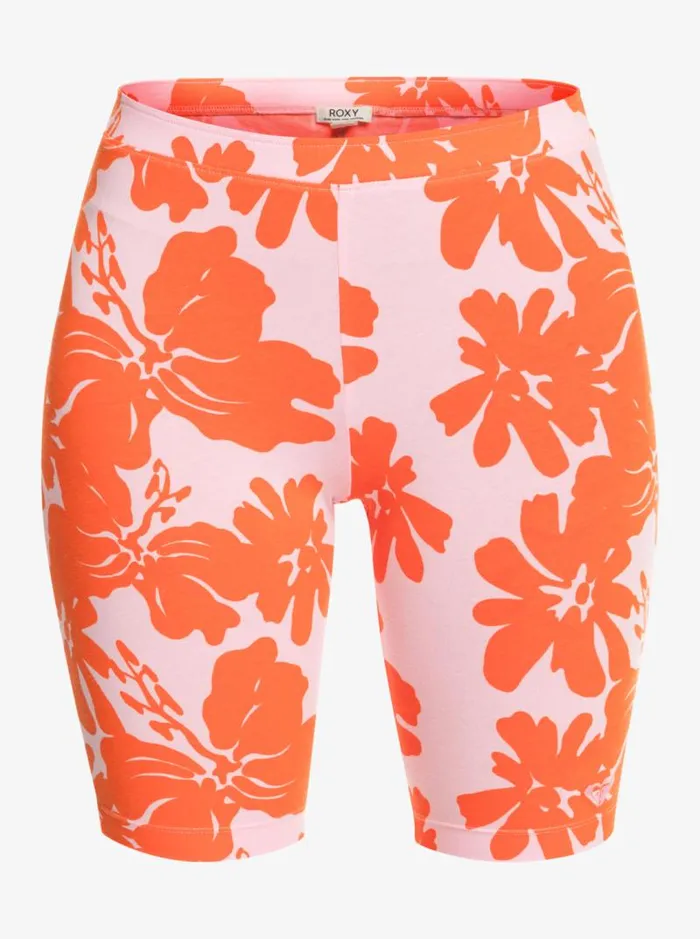 Roxy Shorts SurfKindKate Bike Shorts Pink Frosting My Kind Of Hibis 8211 Women