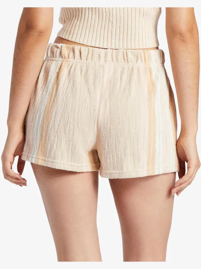 Roxy Shorts Todos Santos Sweat Shorts Bonzer Stripe Tapioca 8211 Women Roxy Shorts Todos Santos Sweat Shorts Bonzer Stripe Tapioca 8211 Women