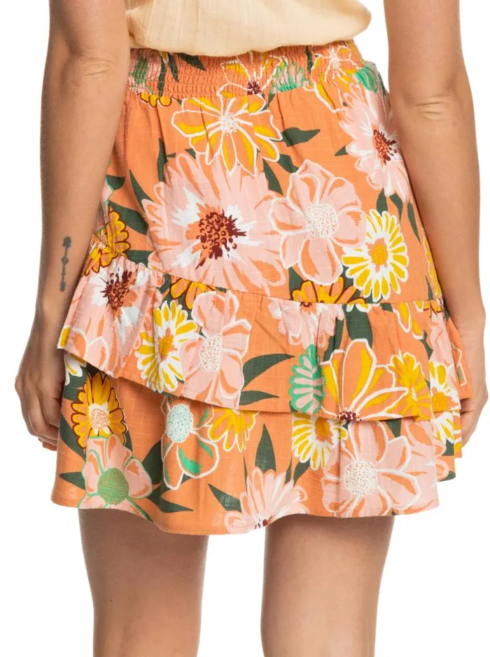 Roxy Skirts Cosmic Glow Again Skirt Toasted Nut Bloom Boogie 8211 Women