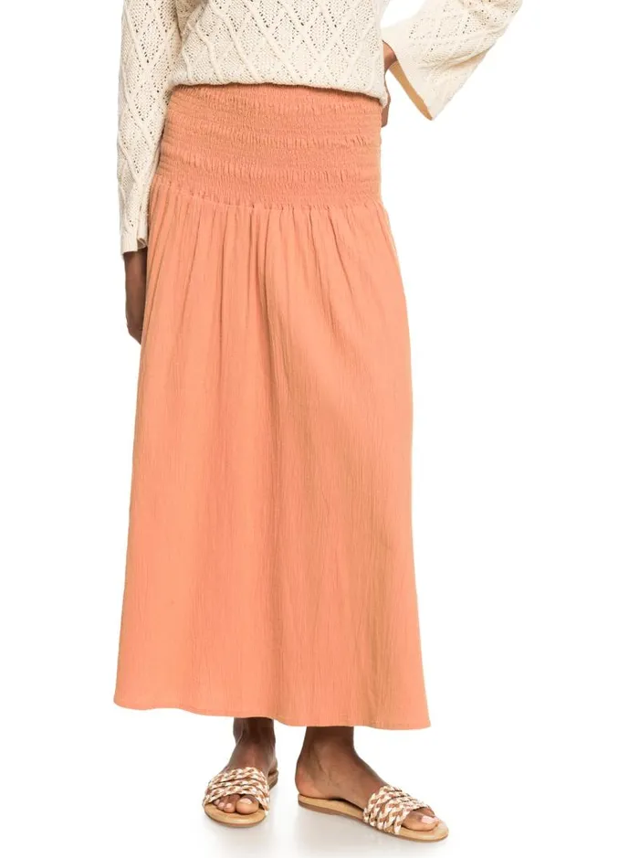 Roxy Skirts Cute Summer Ankle Length Versatile Skirt Cork 8211 Women Roxy Skirts Cute Summer Ankle Length Versatile Skirt Cork 8211 Women