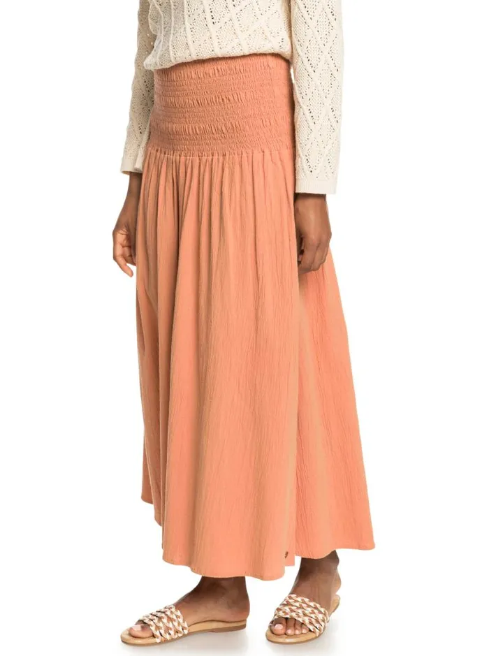 Roxy Skirts Cute Summer Ankle Length Versatile Skirt Cork 8211 Women Roxy Skirts Cute Summer Ankle Length Versatile Skirt Cork 8211 Women