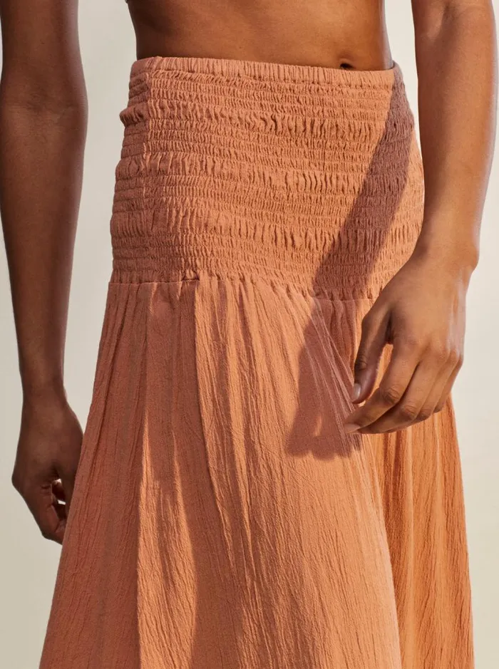 Roxy Skirts Cute Summer Ankle Length Versatile Skirt Cork 8211 Women Roxy Skirts Cute Summer Ankle Length Versatile Skirt Cork 8211 Women