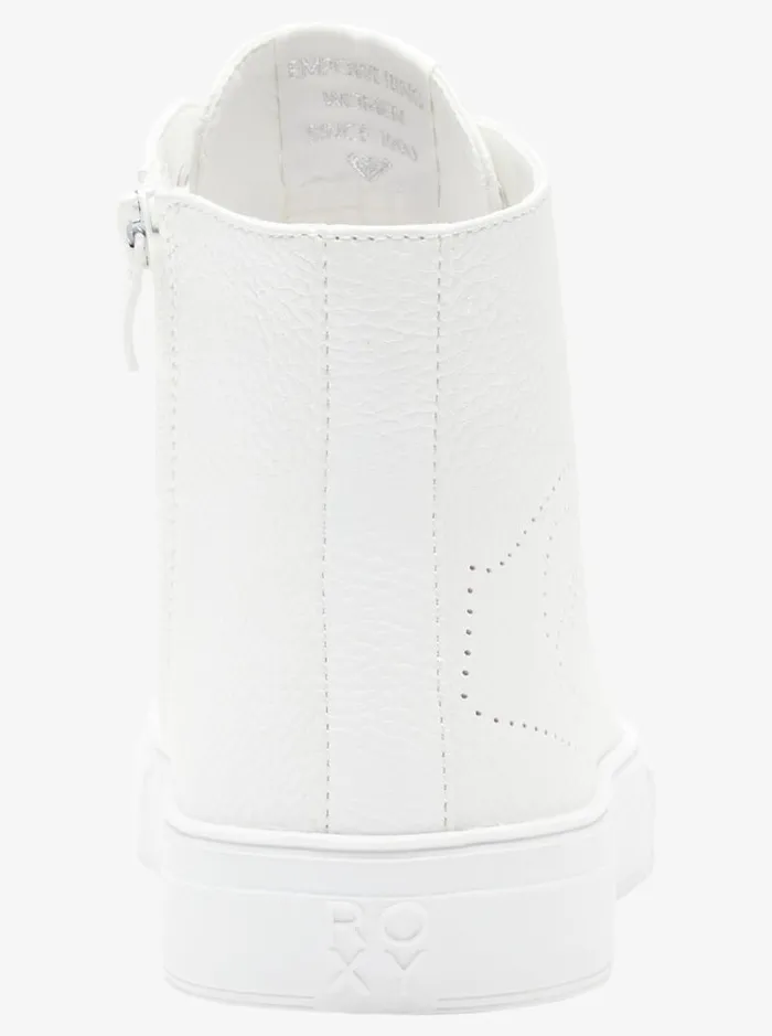 Roxy Sneakers Coastal Cruisin MidTop Shoes White 8211 Women Roxy Sneakers Coastal Cruisin MidTop Shoes White 8211 Women