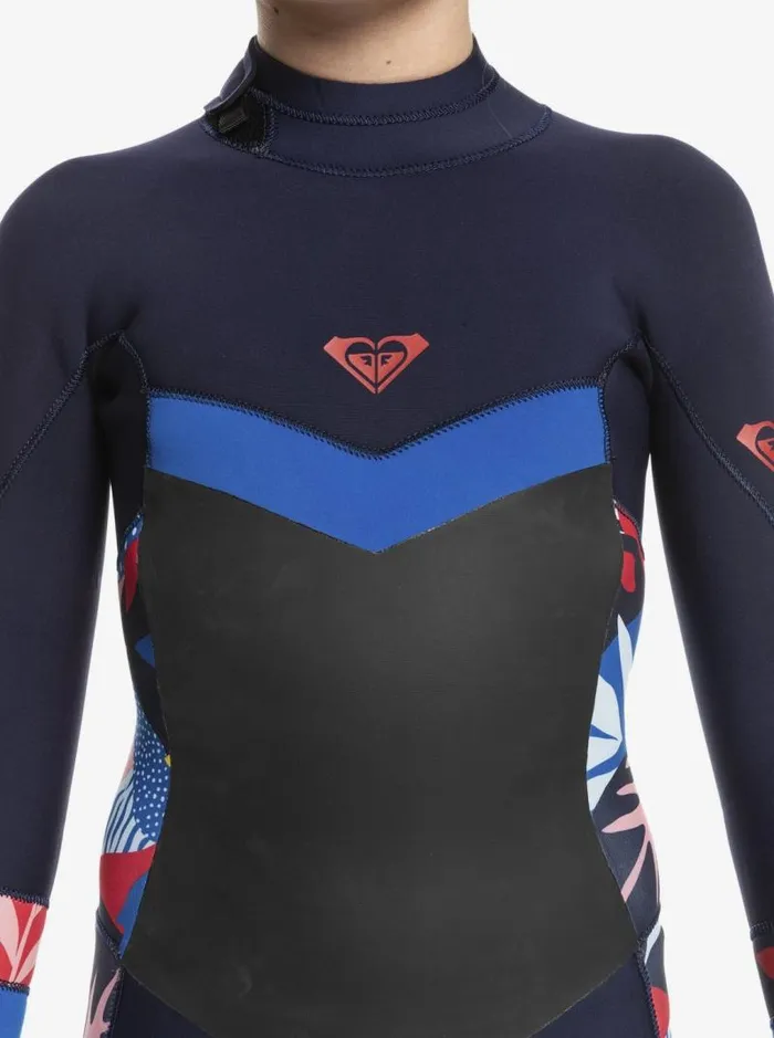 Roxy Surf Girl039s 816 32mm Syncro GBS LSL Fullsuit Navy Nightsyacht Blue 8211 Kids Roxy Surf Girl039s 816 32mm Syncro GBS LSL Fullsuit Navy Nightsyacht Blue 8211 Kids