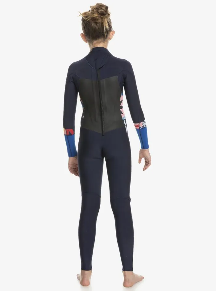 Roxy Surf Girl039s 816 32mm Syncro GBS LSL Fullsuit Navy Nightsyacht Blue 8211 Kids Roxy Surf Girl039s 816 32mm Syncro GBS LSL Fullsuit Navy Nightsyacht Blue 8211 Kids