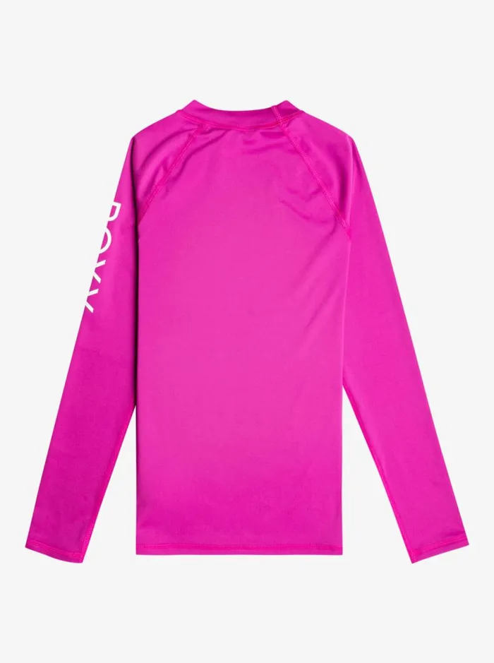Roxy Swim Girl039s 716 Whole Hearted Long Sleeve UPF 50 Rashguard Vivid Viola 8211 Kids Roxy Swim Girl039s 716 Whole Hearted Long Sleeve UPF 50 Rashguard Vivid Viola 8211 Kids