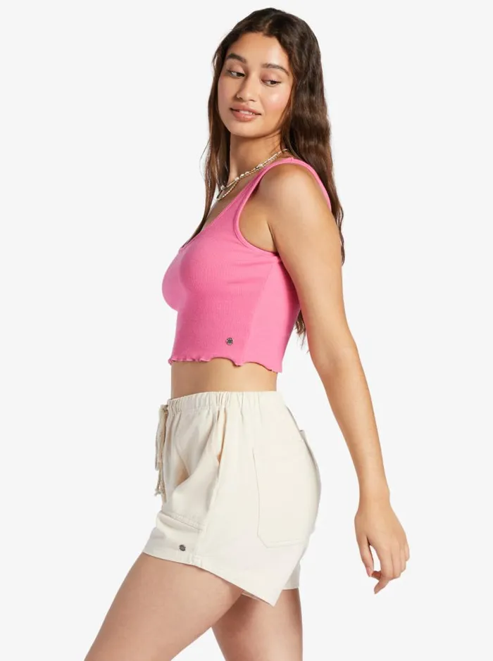 Roxy Tees and Tanks Keep It Wavy Tank Top Shocking Pink 8211 Women