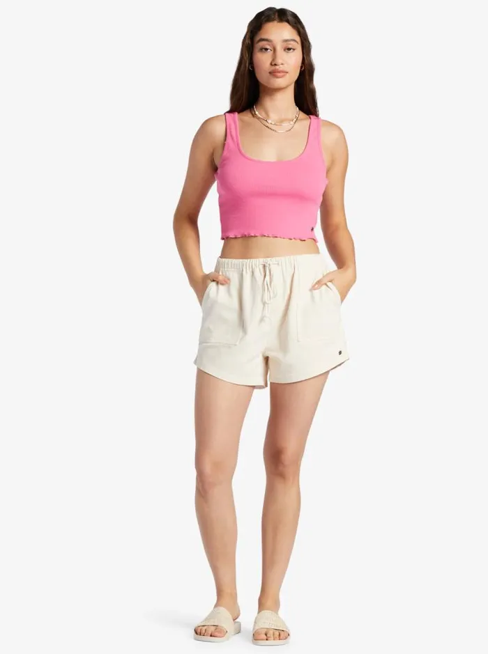 Roxy Tees and Tanks Keep It Wavy Tank Top Shocking Pink 8211 Women