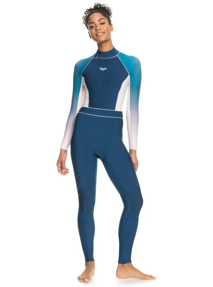 Roxy Wetsuits 32mm Roxy Rise Back Zip Wetsuit Iodine Blue 8211 Women