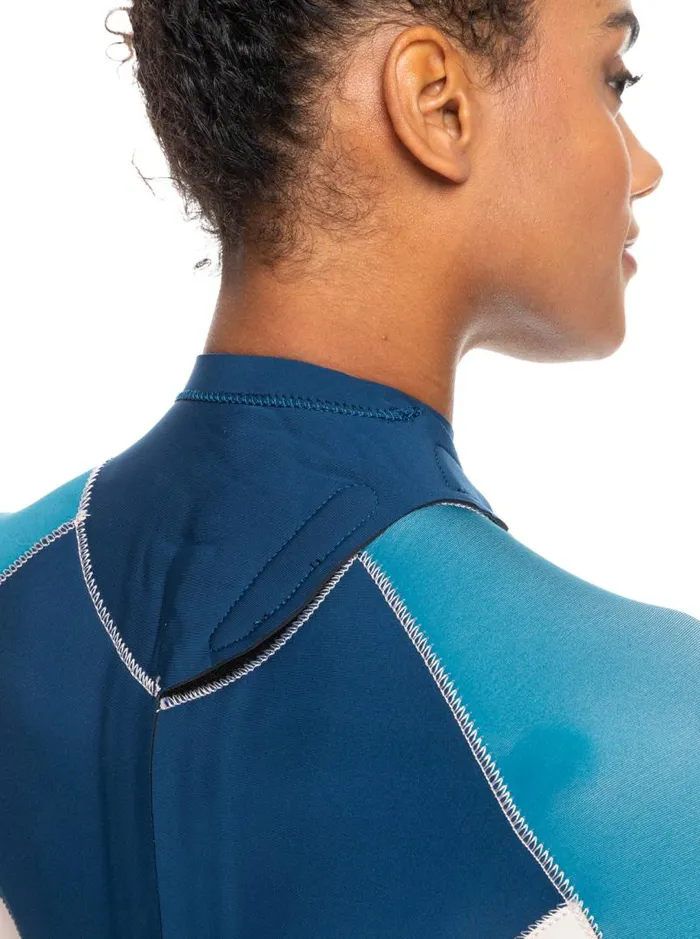 Roxy Wetsuits 32mm Roxy Rise Back Zip Wetsuit Iodine Blue 8211 Women