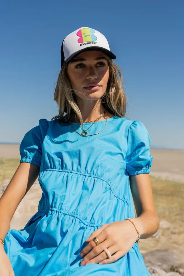 Royce Mini Dress In Blue Blue Women Bohme Dresses