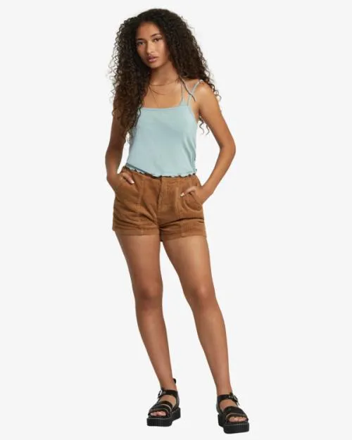 Rvca All That Tank Top Shale Women Tops