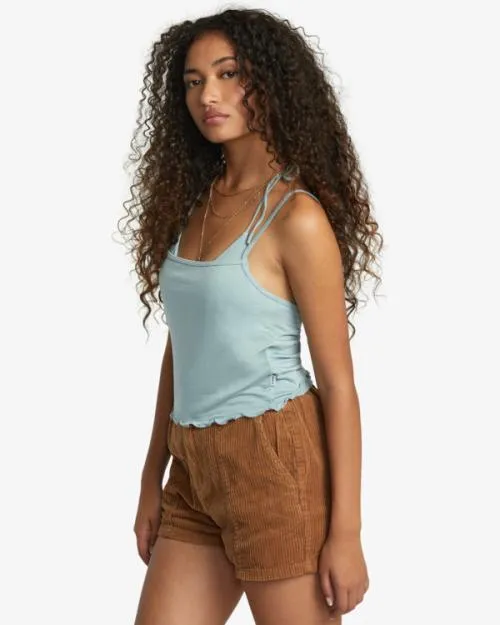 Rvca All That Tank Top Shale Women Tops
