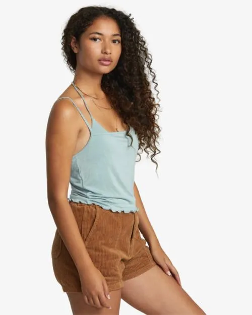 Rvca All That Tank Top Shale Women Tops