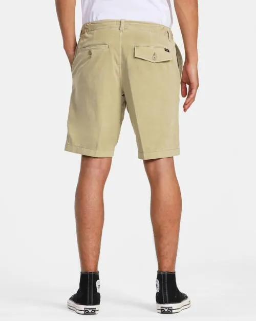 Rvca All Time Coastal Rinsed Hybrid 19034 Shorts Khaki Men Shorts and Hybrids