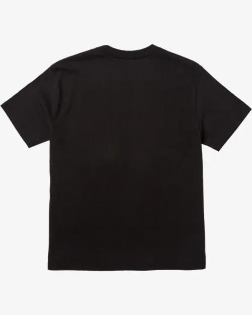 Rvca Americana Label TShirt Black Men Short Sleeves