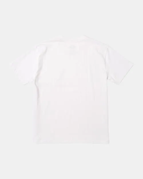 Rvca Americana Label TShirt White Men Short Sleeves
