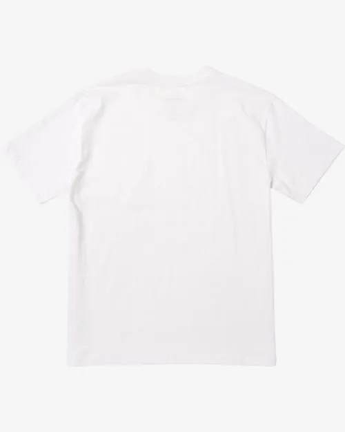 Rvca Americana Label TShirt White Men Short Sleeves