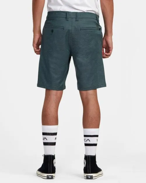 Rvca Back In Hybrid 19034 Shorts Hunter Green Men Shorts and Hybrids