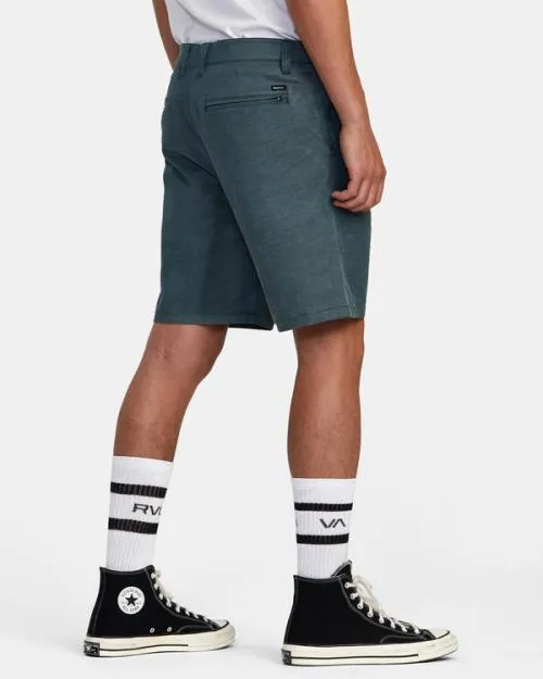 Rvca Back In Hybrid 19034 Shorts Hunter Green Men Shorts and Hybrids