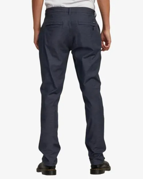 Rvca Back In Tech Chinos Denim Heather Men Pants