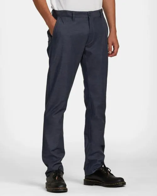 Rvca Back In Tech Chinos Denim Heather Men Pants