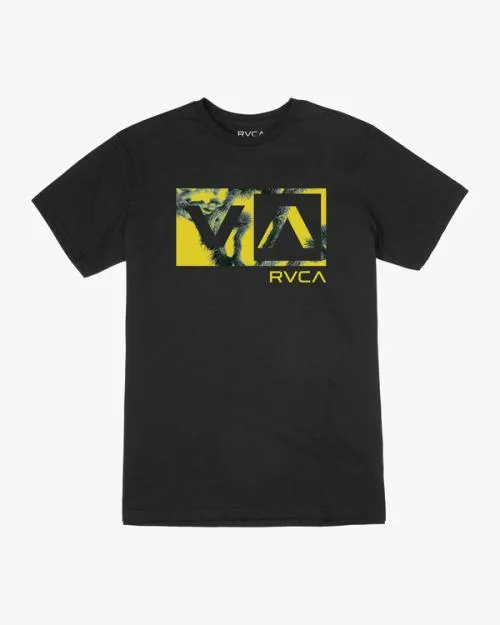 Rvca Balance Box Tee Black Men Tees and Tanks