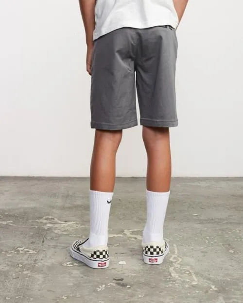 Rvca Boys Weekday Stretch Short Smoke Boys Shorts