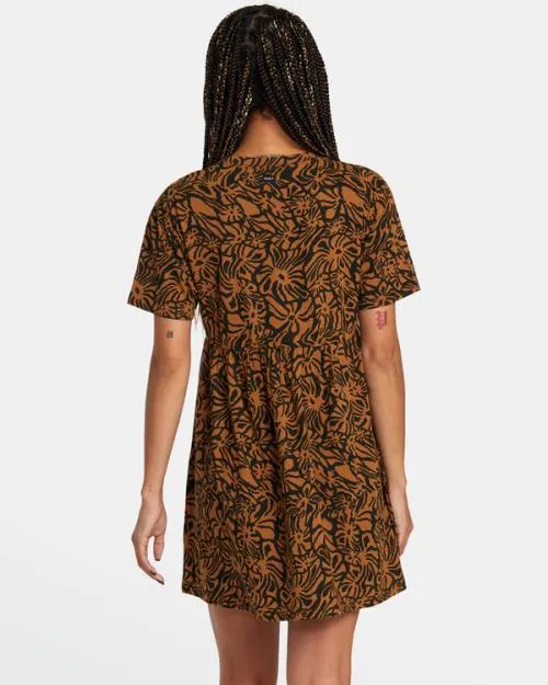 Rvca City Vibes Mini Dress Rvca Black Women Dresses and Rompers