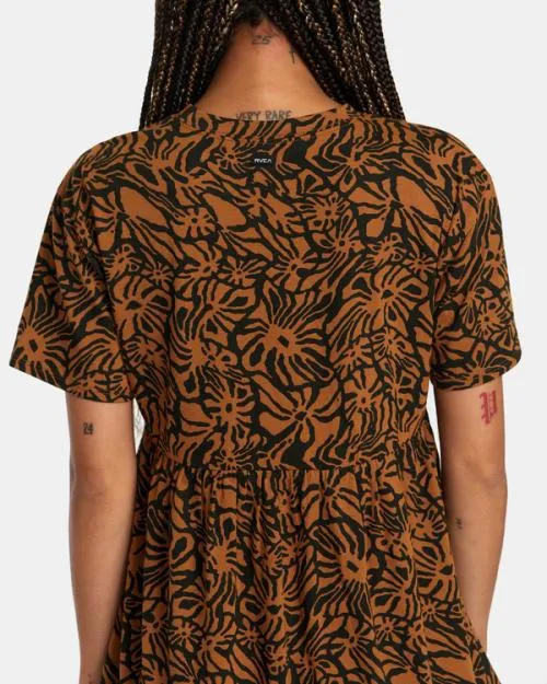Rvca City Vibes Mini Dress Rvca Black Women Dresses and Rompers