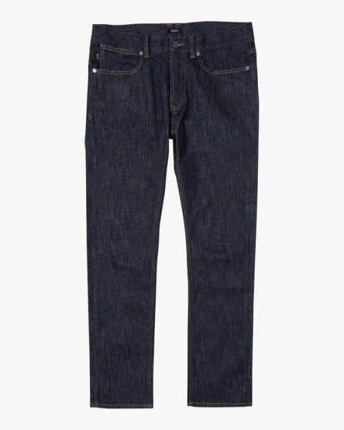 Rvca Daggers Denim Jeans Dark Indigo Men Denim
