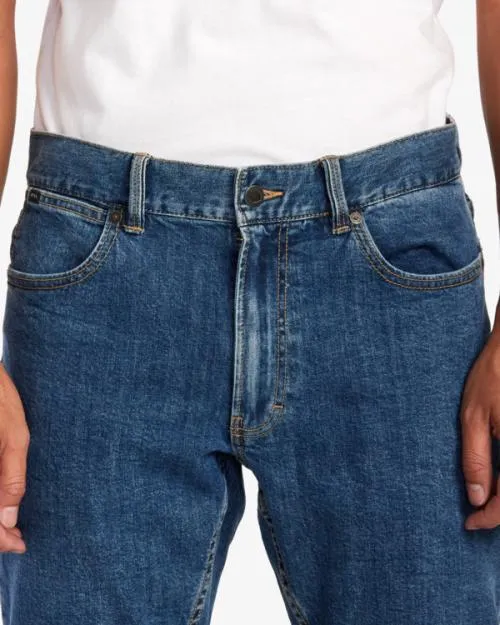 Rvca Daggers Denim Jeans Dark Vintage Men Denim