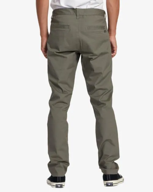 Rvca Daggers Tech Technical Chinos Olive Men Pants