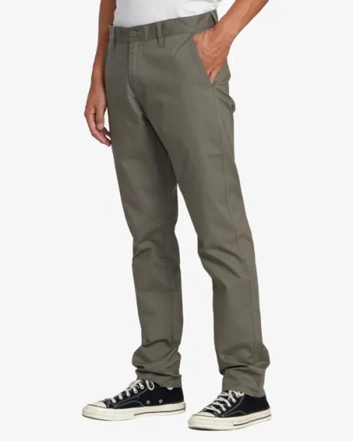 Rvca Daggers Tech Technical Chinos Olive Men Pants