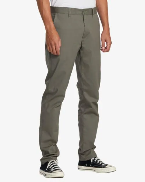 Rvca Daggers Tech Technical Chinos Olive Men Pants