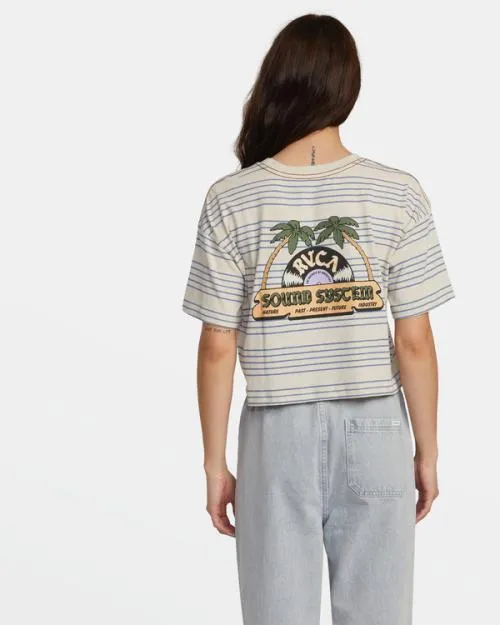 Rvca Dance Haul TShirt Latte Women Tees and Tanks