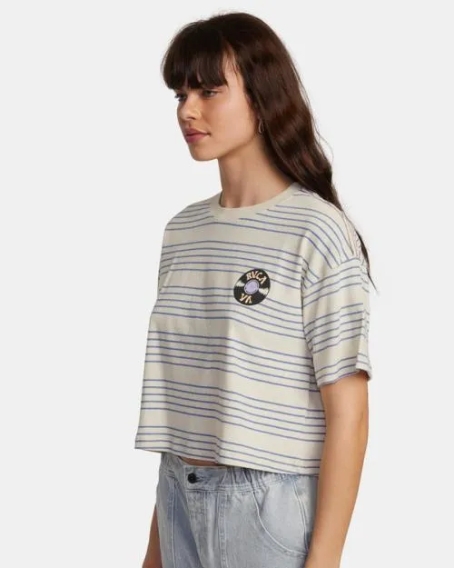 Rvca Dance Haul TShirt Latte Women Tees and Tanks