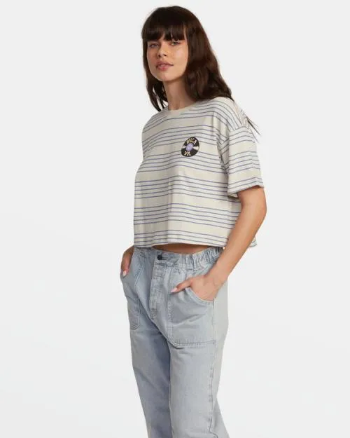 Rvca Dance Haul TShirt Latte Women Tees and Tanks
