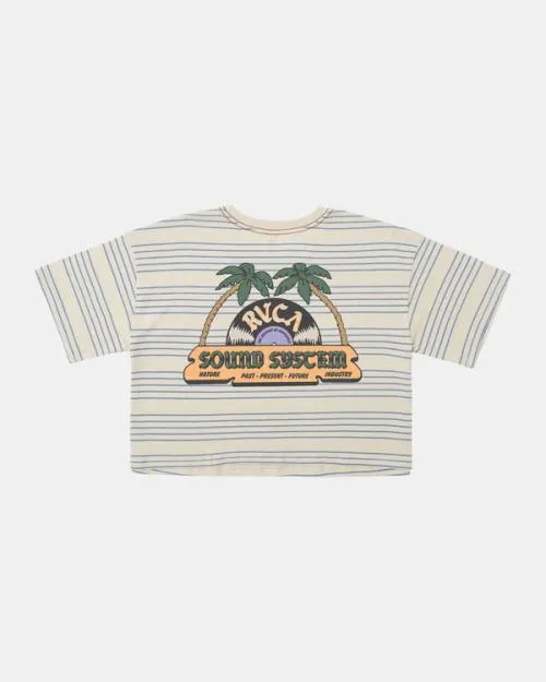 Rvca Dance Haul TShirt Latte Women Tees and Tanks