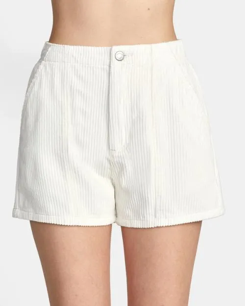 Rvca Daylight Corduroy Shorts Cloud Women Shorts and Skirts
