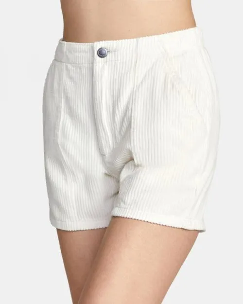 Rvca Daylight Corduroy Shorts Cloud Women Shorts and Skirts
