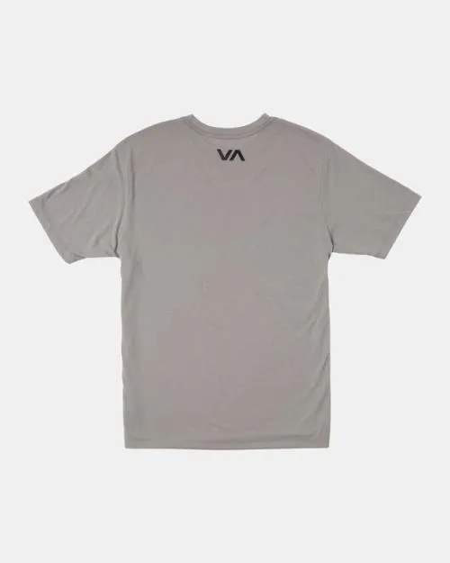 Rvca Icon Tee Stone SportMen Short Sleeves