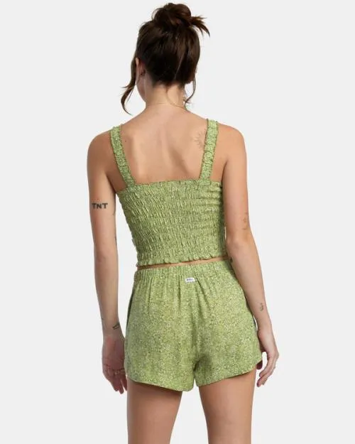 Rvca New Yume Drawcord Shorts Fern Women Shorts and Skirts