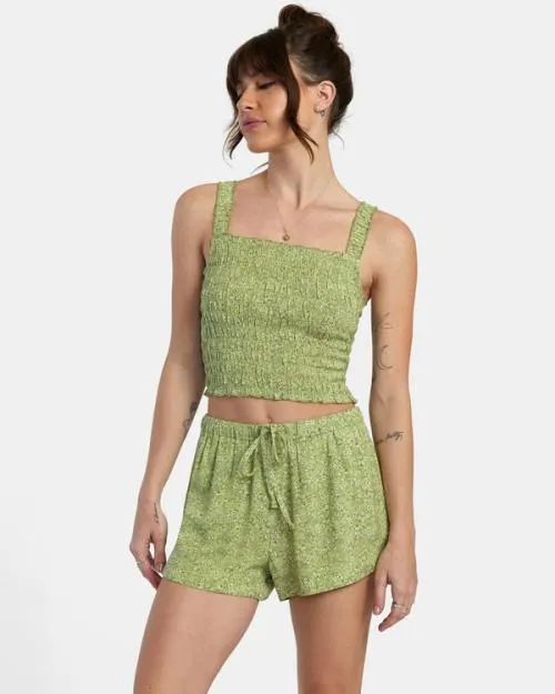 Rvca New Yume Drawcord Shorts Fern Women Shorts and Skirts
