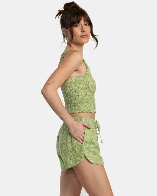 Rvca New Yume Drawcord Shorts Fern Women Shorts and Skirts