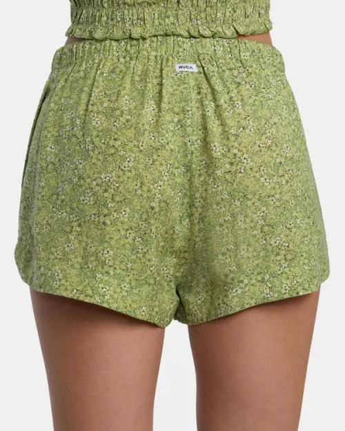 Rvca New Yume Drawcord Shorts Fern Women Shorts and Skirts