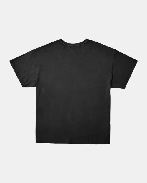 Rvca Nouveau Tee Pirate Black Women Tees and Tanks