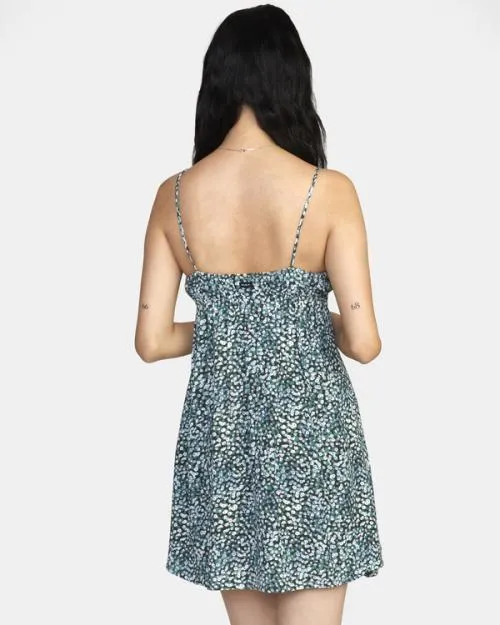 Rvca Overtime Sun Dress Palm Women Dresses and Rompers