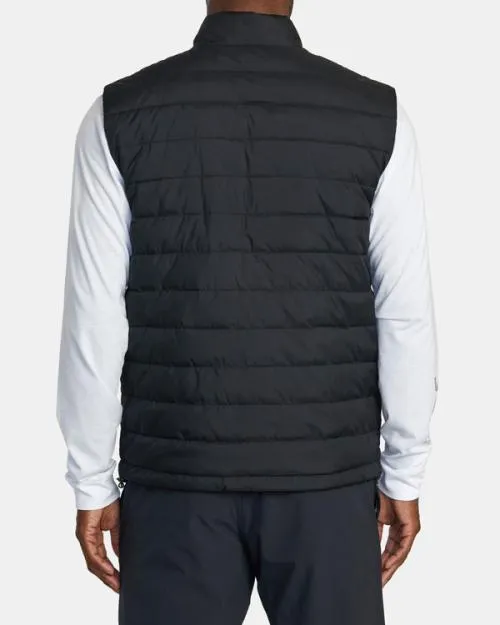 Rvca Packable Puffa Puffer Vest Black SportMen Jackets
