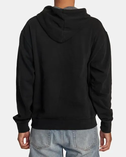 Rvca Ptc Hoodie Black Men Hoodies and Sweatshirts